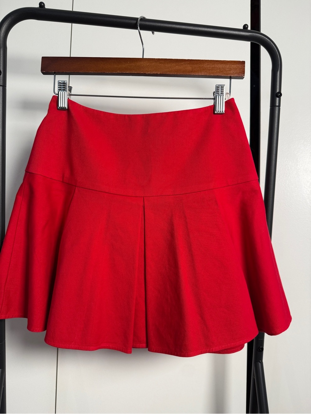 Red Valentino Women’s Red A-Line Flare Skirt